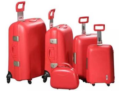 用YS3020分光测色仪测量色彩鲜艳的行李箱