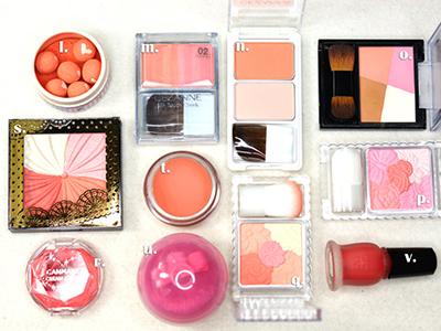 寻找化妆品的正确颜色以获得优雅的外观